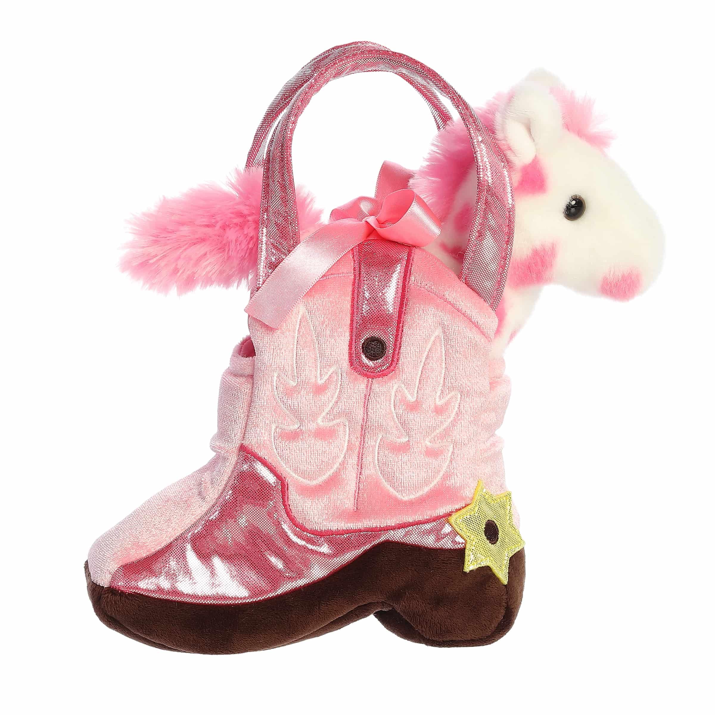 Amazon.com: Aurora® Fashionable Fancy Pals™ Giddyup Boot™ Stuffed